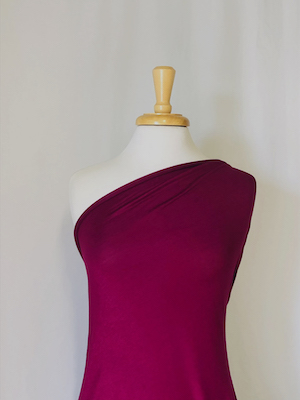 rayon jersey knit lightweight claret magenta 